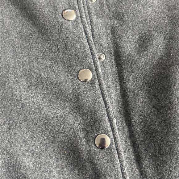 LOFT Gray bomber Jacket - Picture 3 of 6